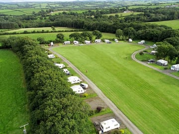 View of the site from above