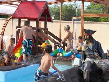 Enjoy a splash in the play area!