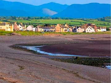 View of allonby village from opposite the camp site.