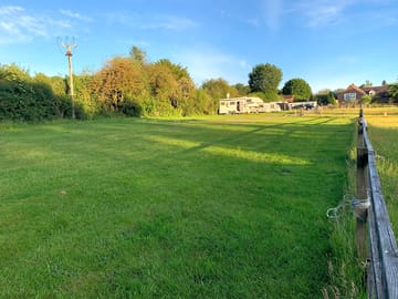 View of grass pitches