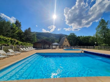 Heated outdoor pools