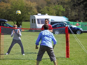 Our large open spaces are perfect for playing sports or for children to play safely.