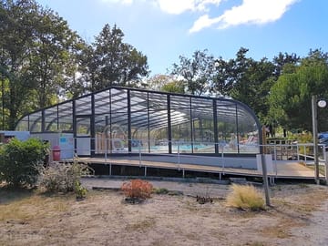 Covered swimming pool
