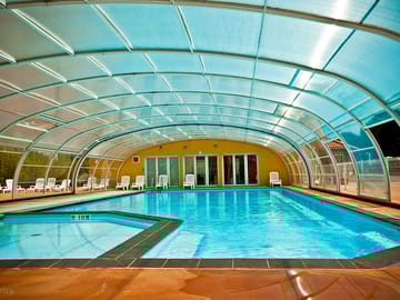 Covered swimming pool