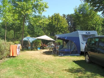 There's plenty of space for your camping equipment