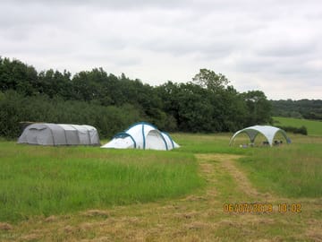 Spacious grass pitches