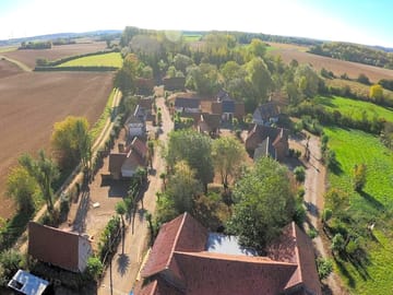 Overlooking the site