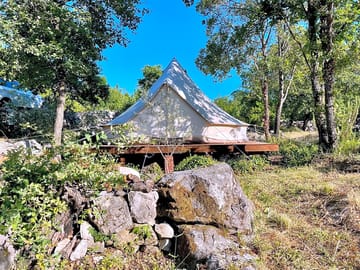 Tent, outside