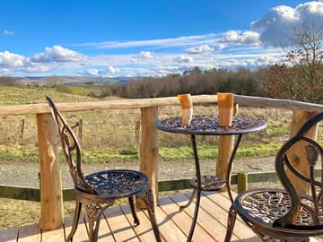 Outdoor furniture and view