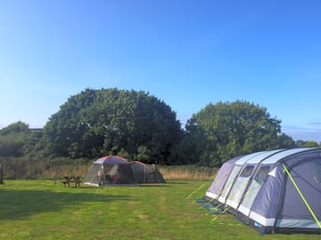 A couple of the non-electric tent pitches