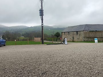 View from the campsite across the valley