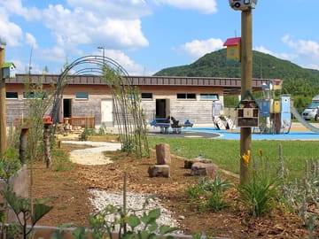 Garden and play area