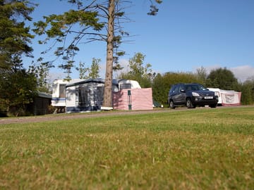 Spacious touring pitches