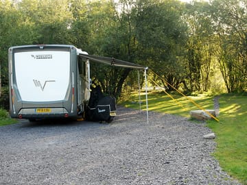 Lakeside hardstanding pitch