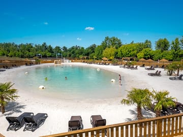 Lagoon and sandy beach