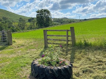 Entrance to the field