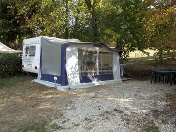 Exterior of the caravane