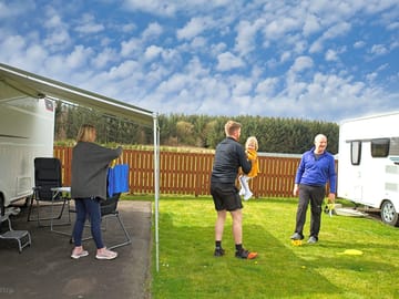 Plenty of space between the pitches