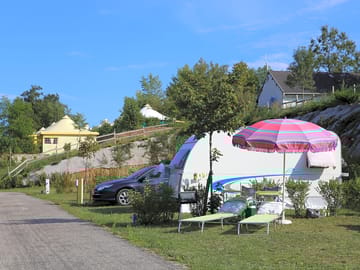 Pitches for caravans