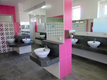 Modern toilet blocks