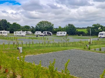 View of site, large pitches