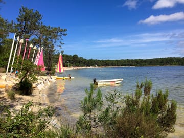 Lake and activities at the site