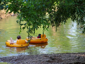 Floating down the creek