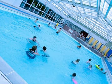 Playing in the pool