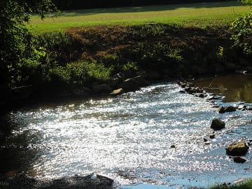 Waldens creek, next to the site