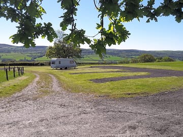 A motorhome on site