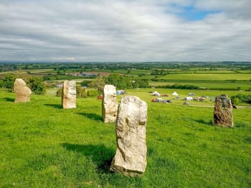 Visitor image of the stone circle
