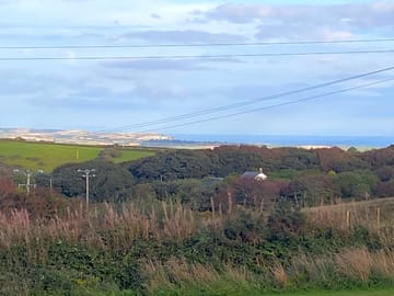 View of the site and surrounding countryside