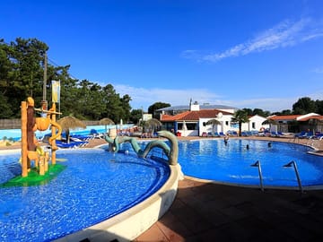 Heated swimming pool