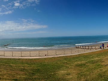 Neptune hall caravan park is situated right on the beach with panoramic views of the cardigan bay.