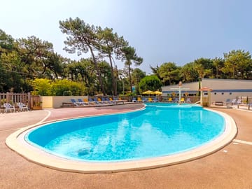 Outdoor pool area