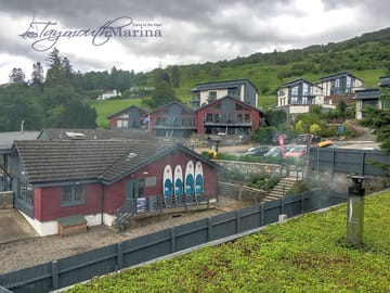 View across the resort