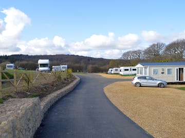 Camping field and views