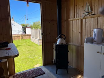 Log burner for when it is chilly