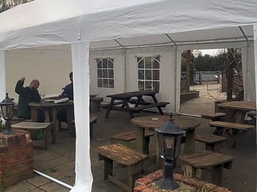 Pub seating area