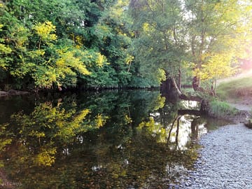 The river irfon