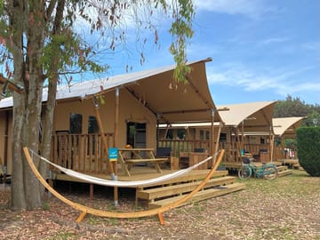 Wood lodge exterior