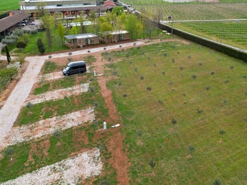 Aerial view of the pitches