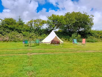 Bell tent exterior