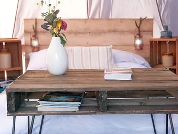 Bell tent interior