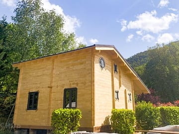 Exterior of the lodge