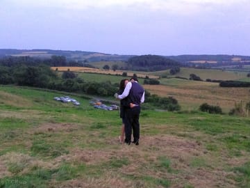 Taken after a wedding was sited here, the romance rubs off