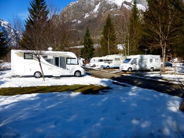 The site in winter
