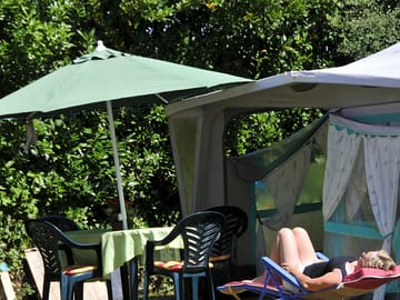 Sunbathing on site