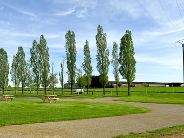 Picnic tables