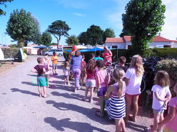 Kids' club in summer